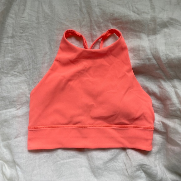 lululemon Neon Pink Sports Bra - Picture 2 of 4